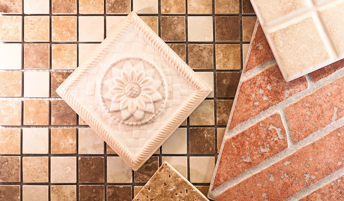 BK Flooring Services various types of tile floor samples