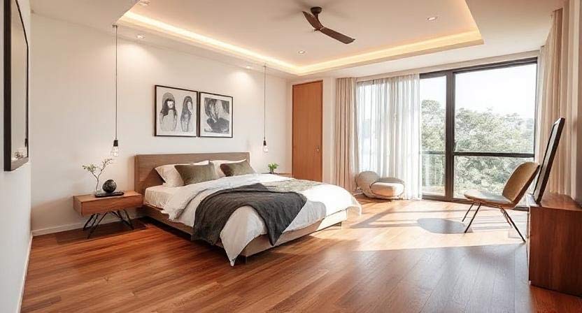 hardwood-flooring-in-bedroom-of-Georgia-condominium